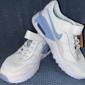 Nike Air Max Systm (PS) Summit White/White/Pure Platinum/Cobalt Bliss, Size: 2Y